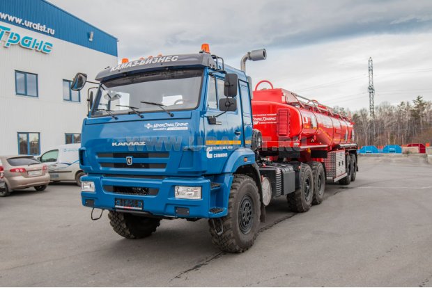 Полуприцеп цистерна ППЦ 23-21-2Н УСТ 9465 рамная, насос