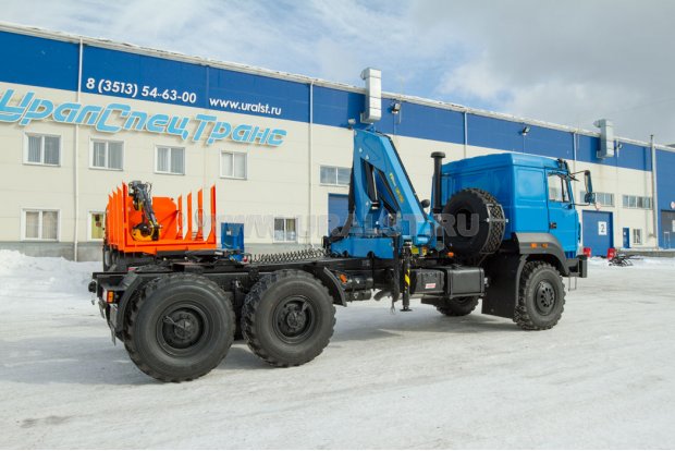 Седельный тягач с КМУ ИМ-150 УСТ 5453 Урал 4320-4971-82, сп.м