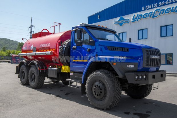 Автотопливозаправщик АТЗ-11Б УСТ 5453 Урал NEXT 4320-6951-72 без стяжных лент