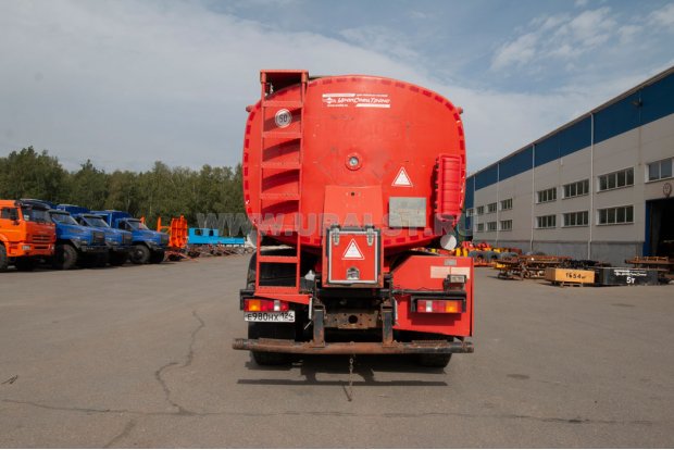 Автоцистерна для нефти АЦН-17Т УСТ 5453 Камаз 65224-53, термос, нерж (б/у)