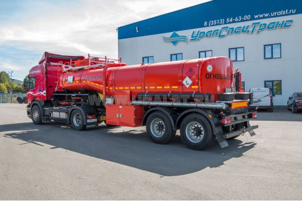 Полуприцеп цистерна ППЦ 20-21НР УСТ 9465 рамная, насос, рекуперация 