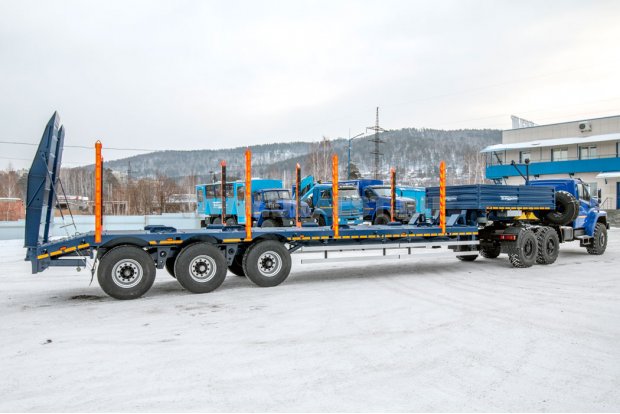 Полуприцеп тяжеловоз ППТ 45-31-11КУ BPW УСТ 9465 механические трапы ССУ 1500