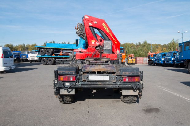 Седельный тягач с КМУ ИМ-320-04 УСТ 5453 Урал 44202-82Е5 (б/у 2020 г.в.)