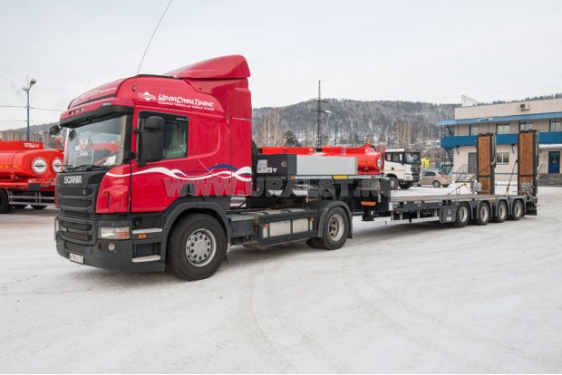 Полуприцеп тяжеловоз ППТН 50 BPW гидр. трапы