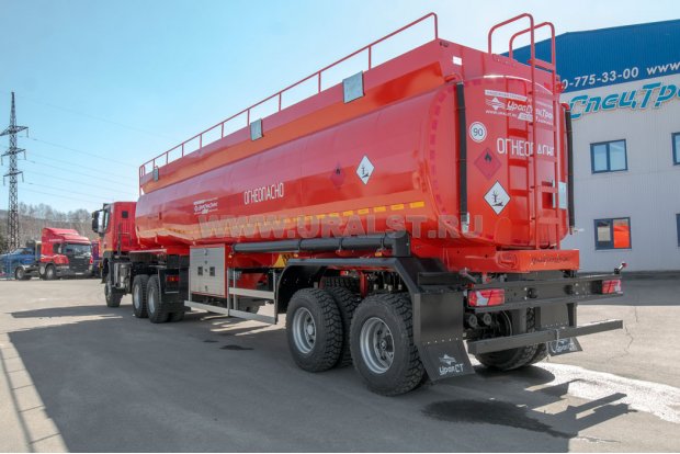 Тягач АМТ N.V. 632910 [шины 315-80R22.5] + Полуприцеп цистерна ППЦ 40-24Д-3  