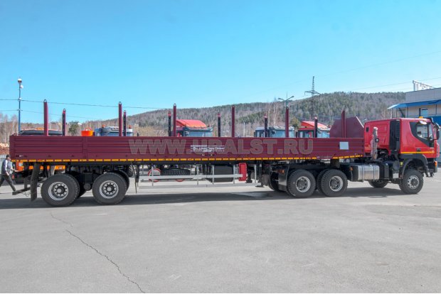 Тягач АМТ N.V. 632910 [шины 315-80R22.5] + Полуприцеп-контейнеровоз ППК 50-24Д-12КБ