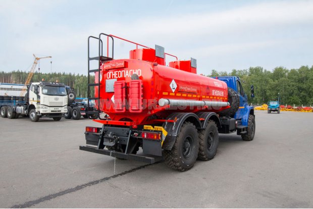 Автотопливозаправщик АТЗ-11-2Б УСТ 5453 Урал NEXT 4320-6951-74Г38 доработка под ДОПОГ