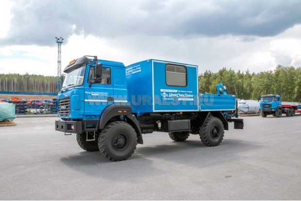 Урал МРМ УСТ-54534 43206 с краном манипулятором ИМ-20
