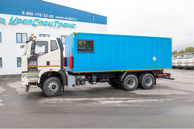 Автомобиль ВВ FAW СА3250 контейнерного типа