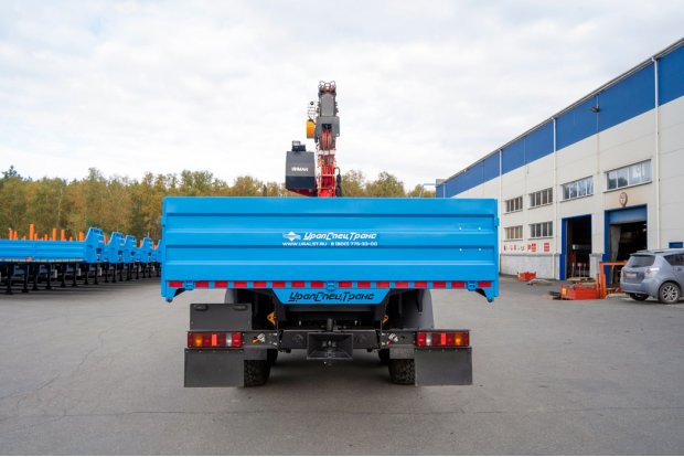 Автомобиль бортовой с КМУ ИТ-150 (тросовый) УСТ 5453 Урал NEXT 4320-72Е5