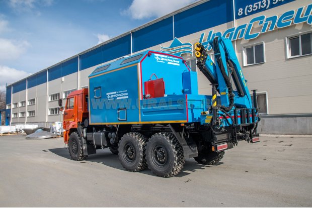 ПАРМ с КМУ ИМ-95 УСТ 5453 Камаз 43118