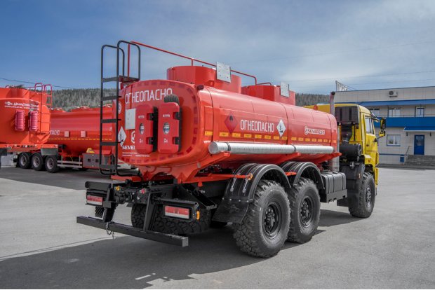 Автотопливозаправщик (насос, счетчик, пистолет) АТЗ-12-2Б УСТ 5453 Камаз 43118 ДОПОГ