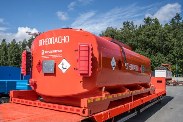 Контейнер-цистерна КЦ-18 УСТ 94653 без лент