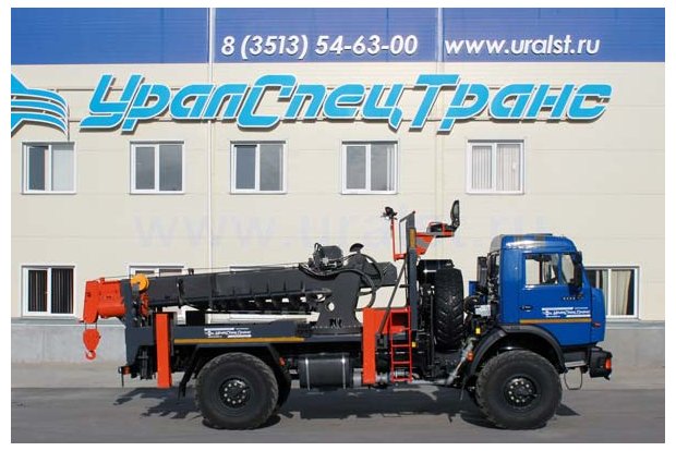 Бурильно-крановая машина