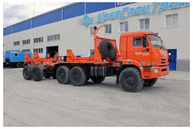 Трубовоз на шасси Камаз