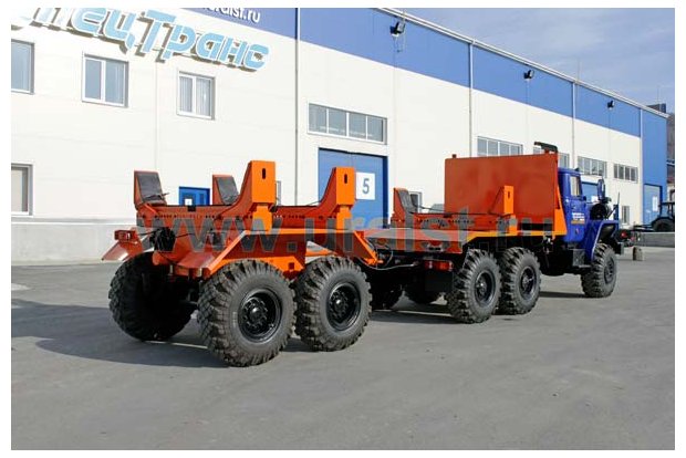 Трубоплетевозный автопоезд