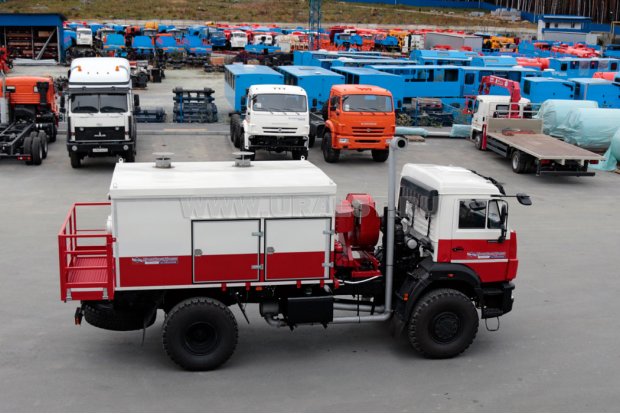 Универсальный мобильный подогреватель воздуха УМП-400 Камаз 43502-45