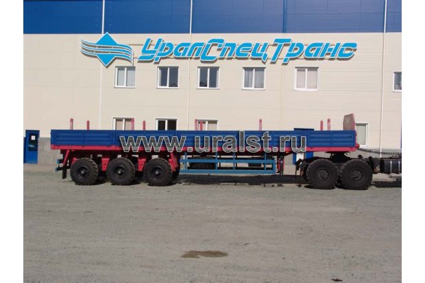 полуприцеп бортовой с раздвижными кониками