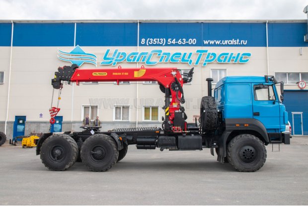 Седельный тягач Урал 4320-80Е5 с КМУ ИТ-150 УСТ