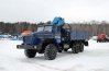 Урал бортовой с краном-манипулятором