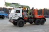 Лесовоз КАМАЗ 43118 с манипулятором АТЛАНТ-90