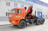 Седельный тягач Камаз с КМУ Palfinger