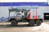 Лесовозный тягач Урал-М с ГМ СФ-85С