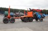 Лесовозный тягач Урал 5557-72М с ГМ Epsilon M100L97 + Прицеп роспуск ПРЛ11-КБ УСТ-94651
