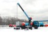 Седельный тягач Камаз с краном-манипулятором