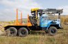 Лесовоз Урал 5557-60 с ГМ ОМТЛ-97 УСТ-5453