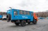 Вариант исполнения вахтового автобуса УСТ-5453 22 места Камаз 43502 со спальным местом и выхлопом вверх и назад (опция)