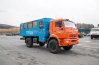 Вариант исполнения вахтового автобуса УСТ-5453 22 места Камаз 43502 со спальным местом и выхлопом вверх и назад (опция)