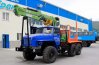 Лесовозный тягач Урал с манипулятором Атлант-90