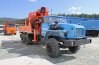 Лесовоз бортовой Урал с KS-1256G-II