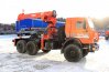 Седельный тягач Камаз с краном-манипулятором