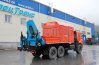 ПАРМ Камаз 43118-46 с грузовой платформой и краном манипулятором ИМ-180