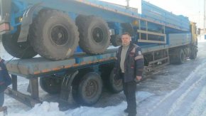 Полуприцеп бортовой  ППБ 30Б-31-12К + полуприцеп бортовой ППБ 35Б-31-12К в работе