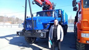 Купил сортиментовоз с манипулятором ВМ10-74 Урал 4320-72