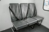 Сиденье пассажирское 3-х местное с ремнями безопасности
