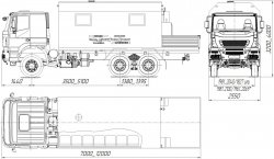 Кузов-фургон, бортовая площадка