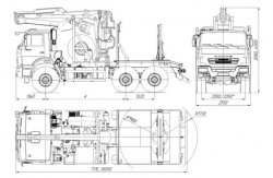 Лесовозное оборудование КМУ за кабиной