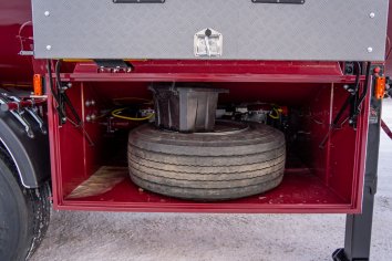 Размещение запасного колеса