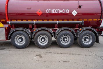 Односкатная ошиновка, оси SAF