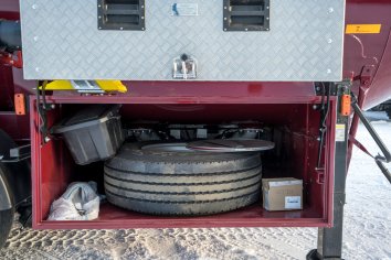 Размещение запасного колеса