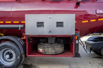 Размещение запасного колеса