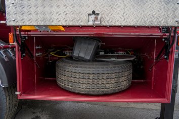 Размещение запасного колеса