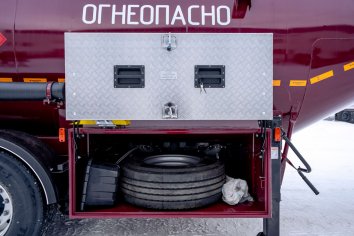 Размещение запасного колеса