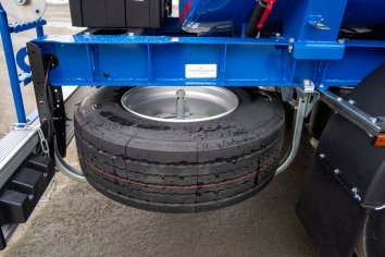 Размещение запасного колеса