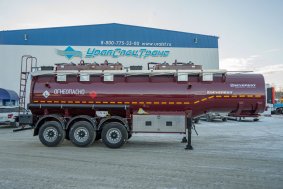 Полуприцеп-цистерна ППЦ 30К-32Л-5Р SEVEREST высота ССУ 1250 мм, дисковые тормоза, рекуперация