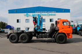 Седельный тягач Камаз 43118-46 с краном-манипулятором ИМ-240